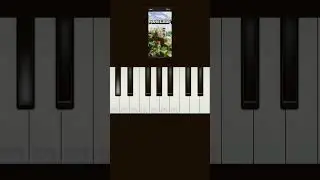 Minecraft playing the Minecraft piano on a iPhone #short#