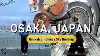 Umeda Sky Building and Gyukatsu in Osaka, Japan | Bang Salunga