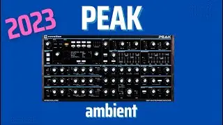 Novation PEAK - 2023 - sweet and distorted ambient tones