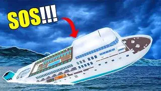 Massive Cruise Ship Sinks In Roblox!!!
