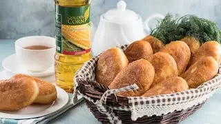 Жареные пирожки с картофелем