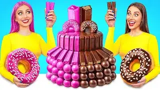 Жевательная Резинка vs Шоколадная Еда Челлендж | Смешные Cитуации от Choco DO