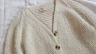 How to Knit a Double Knitted Button Band on a Cardigan | Knitting Tutorial
