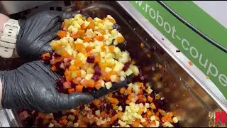 Овощерезка Robot Coupe CL 55 винегрет менее чем за 1 минуту