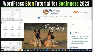 WordPress Blog Tutorial for Beginners | How To Create A WordPress Blog Website Easily!