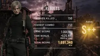 The Mercenaries - LEON (TACTICAL TURTLENECK) Island S++ (RE4 Remake)