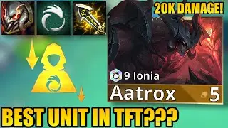 9 IONIA AATROX IS THE MOST *BROKEN* UNIT IN TFT!!! | Teamfight Tactics Set 9 Ranked