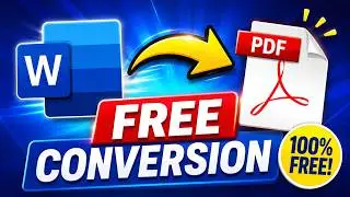 Convert Word to PDF FREE in Seconds