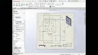Solidworks Creating a Blueprint from a Model