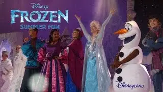 Frozen Sing-Along FULL SHOW at Frozen Summer Fun Disneyland Paris with Anna and Elsa