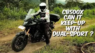 Honda CB500X, can it keep up with dual-sport ?