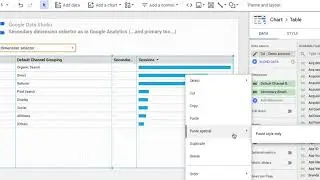 Google Data Studio secondary dimension selector as in Google Analytics: Table chart