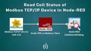 How to Read Coil Status of Modbus TCP/IP Device in Node-RED | Industrial IoT | IIoT | Modbus |