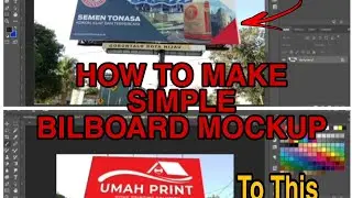 Tutorial Membuat Mockup Papan Reklame