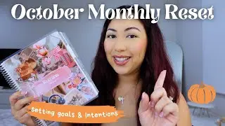 OCTOBER MONTHLY RESET 💵 | budgeting, planning, goal setting & intentions for this fall season!