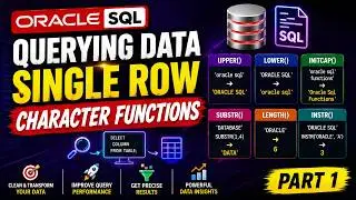 Querying Data   Part 1   Single Row Character Functions Oracle SQL