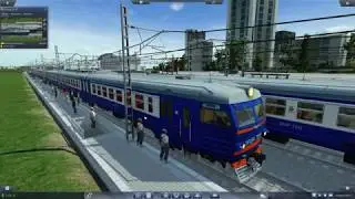 Transport Fever-обзор мода серия электропоездов ЭР2
