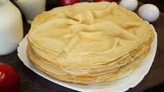 Блины на минералке