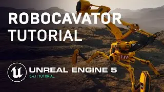 UE 5.4.1 | RoboCavator Tutorial  | Fully Procedural Animated Robot Excavator Part 1/2