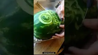 Узоры на арбузе карвинг 