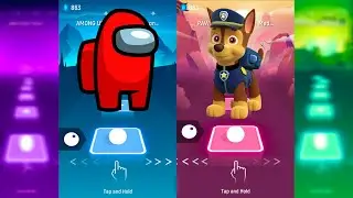Among Us vs Paw Patrol - Tiles Hop EDM Rush Mix