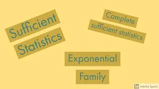 Sufficient and complete sufficient statistics of exponential family distributions