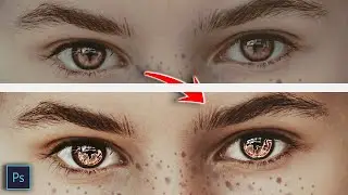 How To Sharpen Eyes In Photoshop (2 Min) | Add Dramatic Detail To Eyes