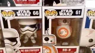 Funko Pop!  Star Wars, Flametroper, Snowntroper, Strooper, Kylo Ren, BB-8, Luke skywalker, Vader.