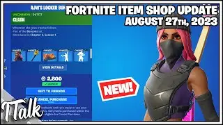 Fortnite Item Shop *NEW* LOCKER BUNDLE! [August 27th, 2023] (Fortnite Battle Royale)