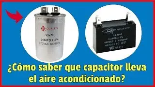 ⭐️ HOW TO KNOW WHAT CAPACITOR AN AIR CONDITIONING COMPRESSOR HAS