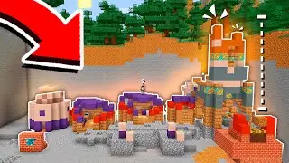 ESCAVEI a NOVA VILA em RUÍNAS SECRETA! - Minecraft Hardcore