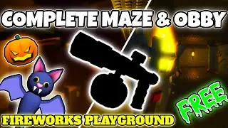 HOW TO COMPLETE THE MAZE & OBBY IN FIREWORKS PLAYGROUND! (EASY ROBLOX)