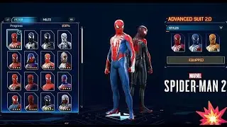 Spider-Man 2 (PS5) All Suits & Styles Showcase @ HD 60ᶠᵖˢ ✔