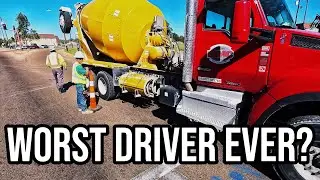 We Got The Concrete Driver In Training!! 😳