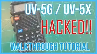 Baofeng UV-5X / UV-5G HACKED !! - How to frequency MOD A Baofeng GMRS Radio