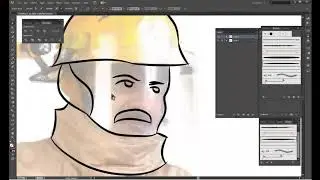 Adobe Illustrator как обвести картинку