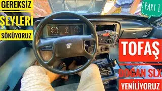 WE ARE RENEWING TOFAŞI PART 1 | 4 COVERS CAME OFF THE SEATS IN A ROW | UNNECESSARY THINGS WERE RE...