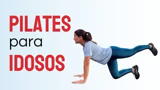 AULA DE PILATES PARA IDOSOS! EM CASA!