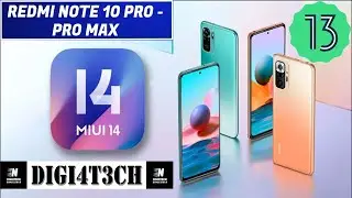 MIUI 14 Dark Power Port Android 13 For Redmi Note 10 Pro aka Sweetin 2nd-Mar-2023 Review.