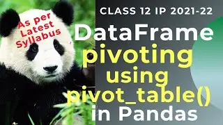 HOW TO USE PIVOT_TABLE FUNCTION | USING PIVOT_TABLE | PIVOTTABLE EXAMPLES | PANDAS PIVOT TABLES