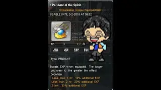 [MapleTip] MAXIMISE your Pendant of Spirit (FREE 30% EXP)