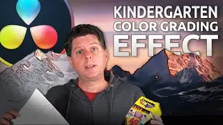 Kindergarten Color Grading Effect Tutorial  / Davinci Resolve / Fusion