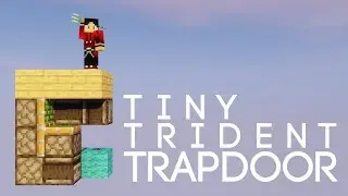 Tiny Trident Trapdoor | Quick Tutorial | Minecraft 1.21.11