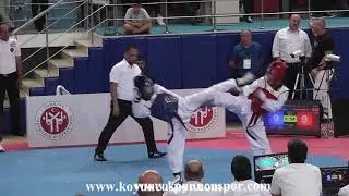 53kg Final - Alperen Ayaz vs İ. M. Ramazan (2019 Turkish Cadet Taekwondo Championships)