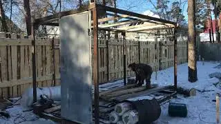 Тёплая бытовка на участок