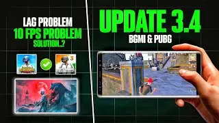 BGMI LAG PROBLEM AFTER NEW UPDATE 3.4 | 10-20 Fps Problem & Game Crash Problem Solution ⁉️🔥