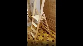 Самая красивая стремянка из ясеня. Сделай сам. Часть 1 из 3.