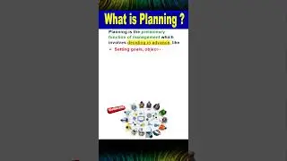 What Is Planning ? ║ Functions of Management