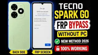 Tecno Spark Go 2024 FRP Bypass Without Computer | 100% Working Latest Method ✅