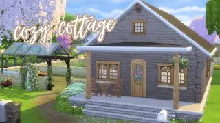 One Bedroom Cottage w/ Huge Yard | The Sims 4 Speed Build